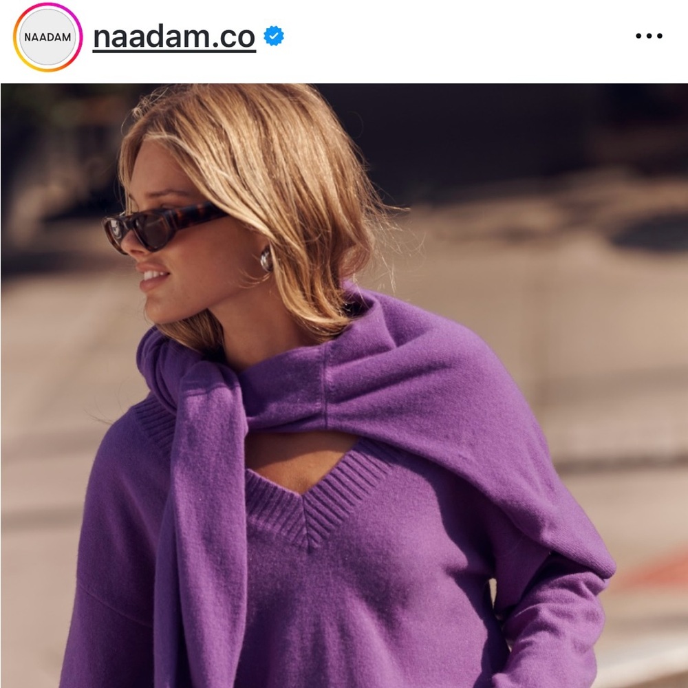 Naadam 100percent cashmere sweater brand new